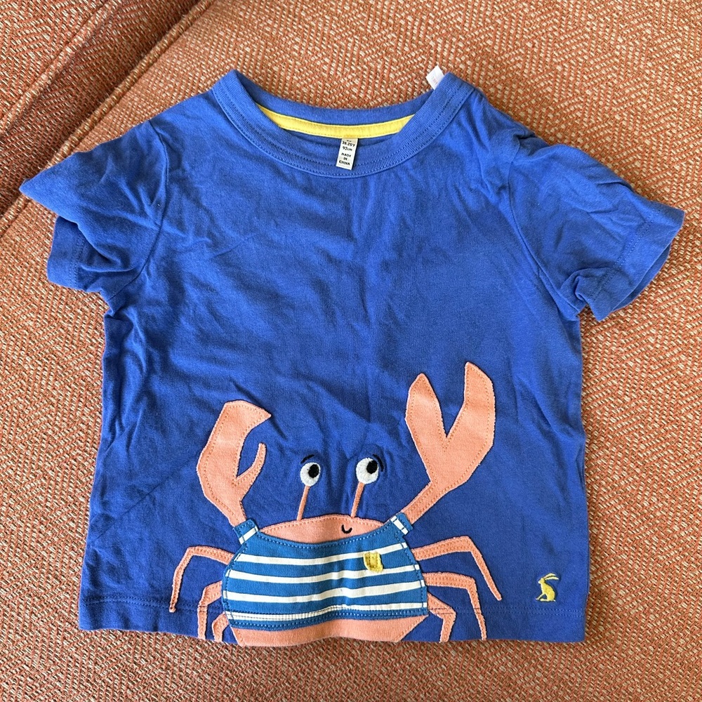 Joules Crab TShirt EUC
